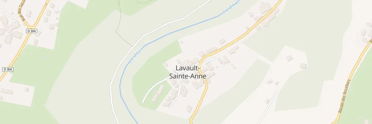 Plan du 6 Rue du Cher à Lavault-Sainte-Anne