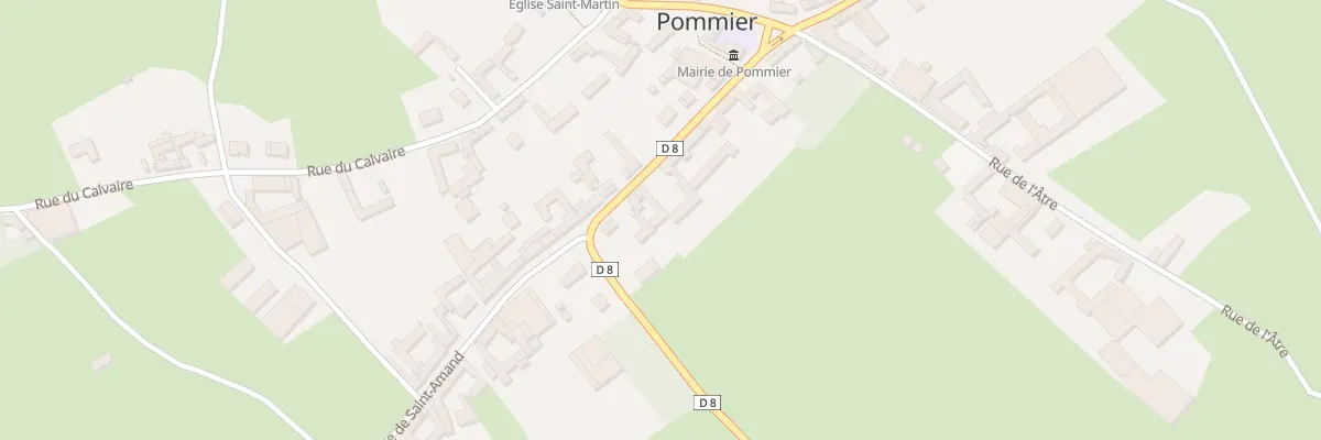 Plan du 15 Rue de St Martin à Pommier