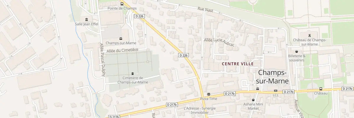 Plan du 17 Rue de Chelles à Champs-sur-Marne