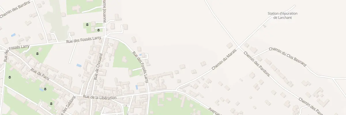 Plan du 3 Che du Marais à Larchant