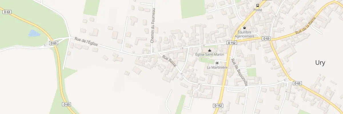 Plan du 11 Rue de l’Eglise à Ury