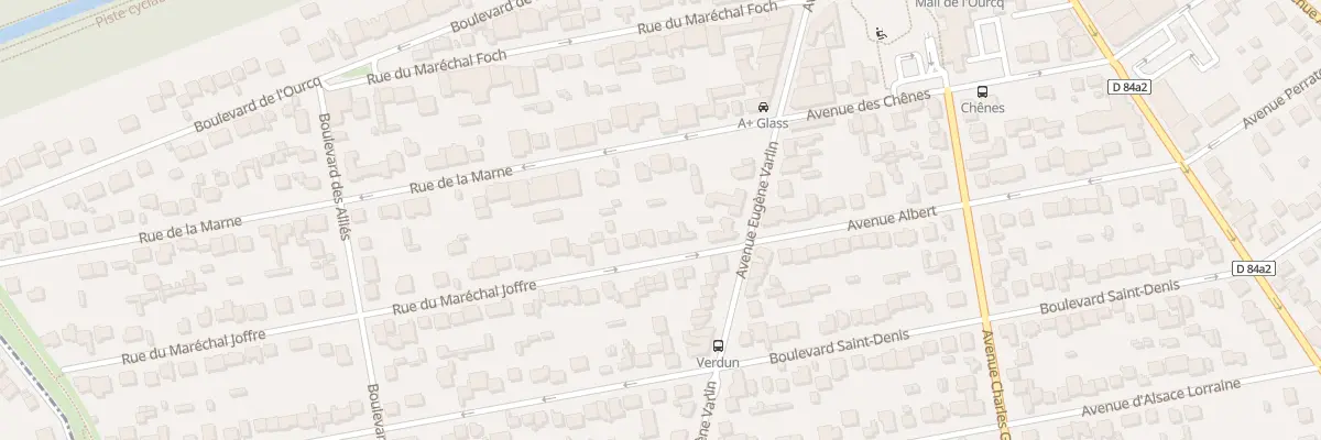Plan du 8 Rue du Maréchal Joffre à Villeparisis