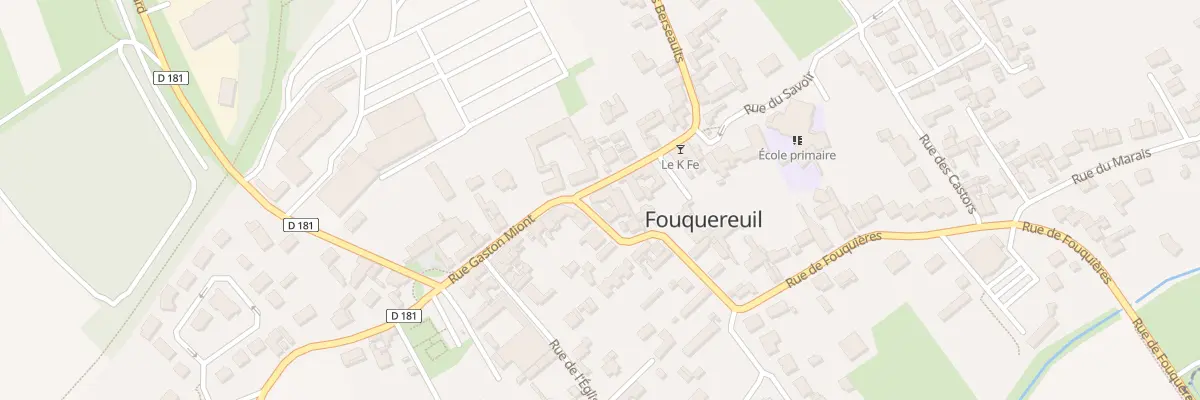 Plan du 20 Rue Gaston Miont à Fouquereuil
