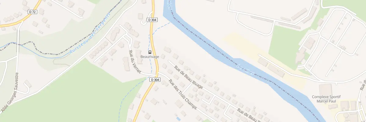Plan du 7 Rue de Beau Rivage à Lavault-Sainte-Anne