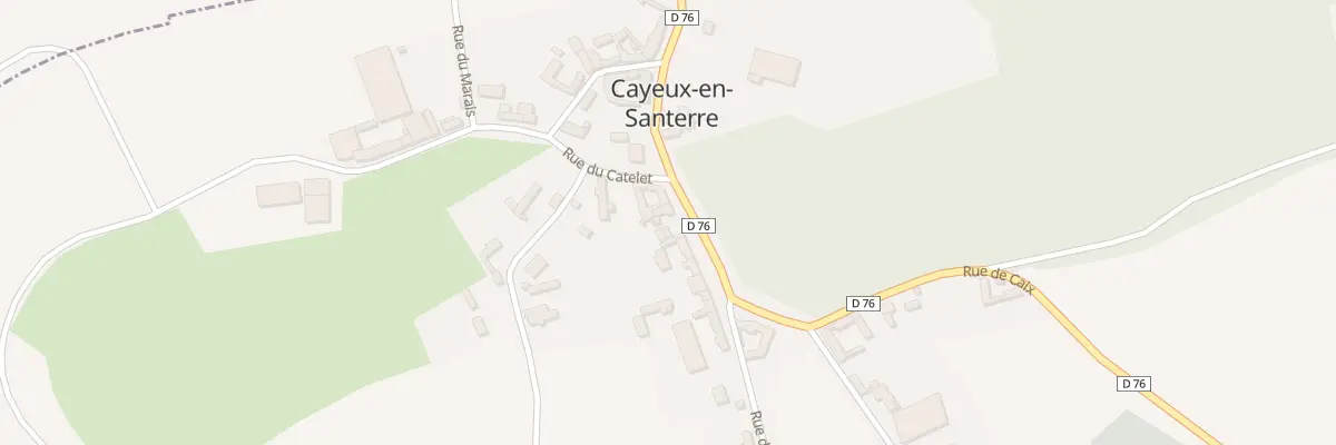 Plan du 18 Gr Grande Rue à Cayeux-en-Santerre