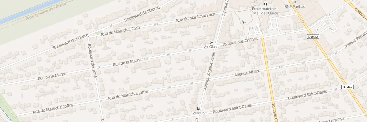 Plan du 7 Rue de la Marne à Villeparisis