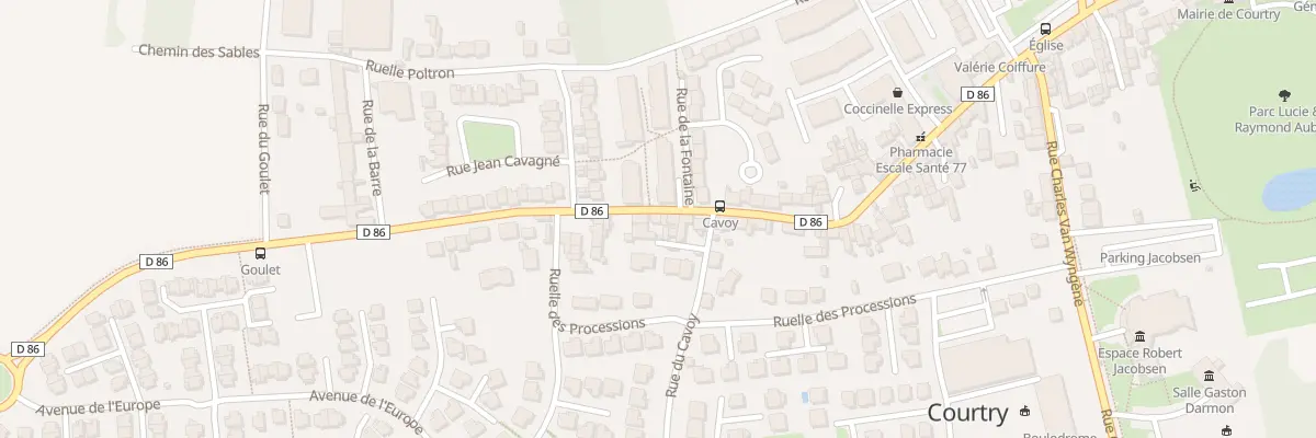 Plan du 73 Rue du Général de Gaulle à Courtry