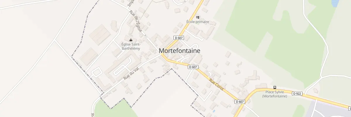 Plan du 24 Rue Corot à Mortefontaine