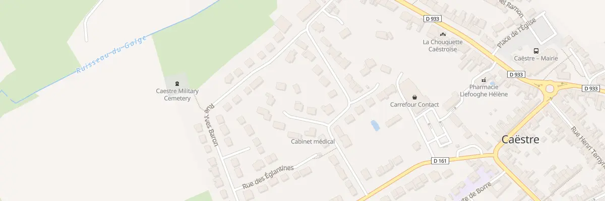 Plan du 235 Rue du Four à Briques à Caëstre