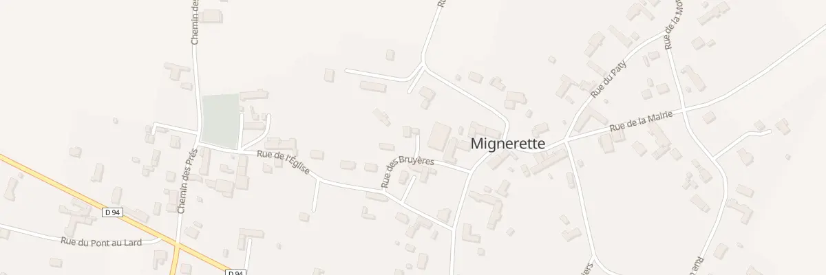 Plan du 2 Rue des Bruyères à Mignerette