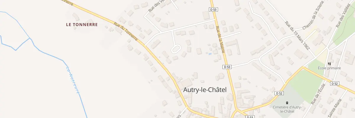 Plan du 8 Rue des Vergers à Autry-le-Châtel