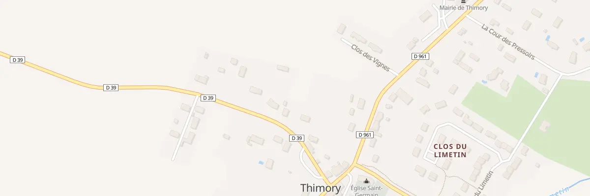 Plan du 12 Rte de Bellegarde à Thimory