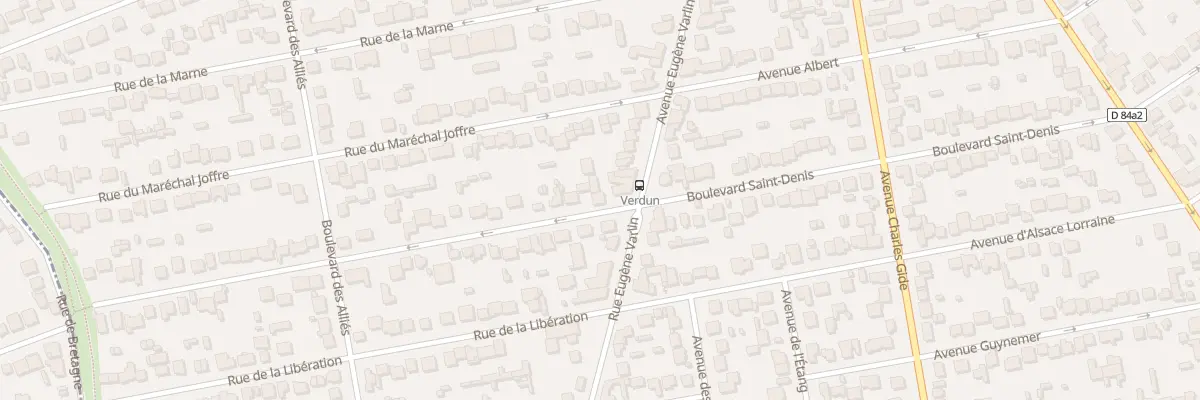 Plan du 2B Rue de Verdun à Villeparisis