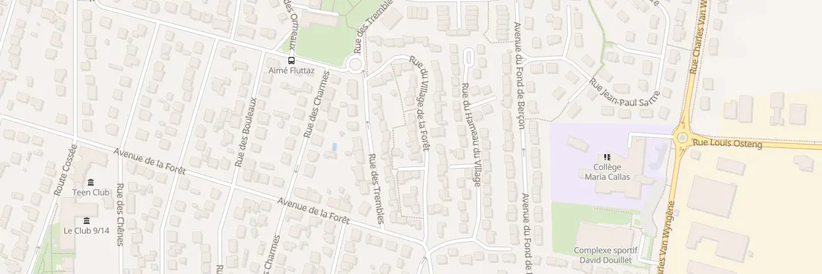 Plan du 14 Rue des Trembles à Courtry