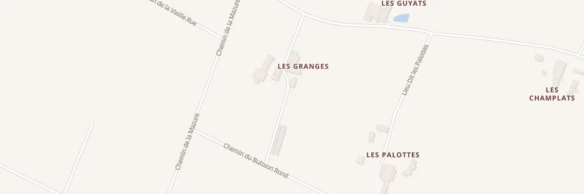 Plan du 11 Les Granges à Moulon