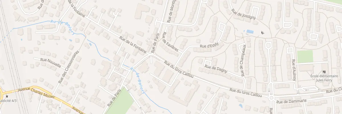 Plan du 2 Rue de Favières à Cesson