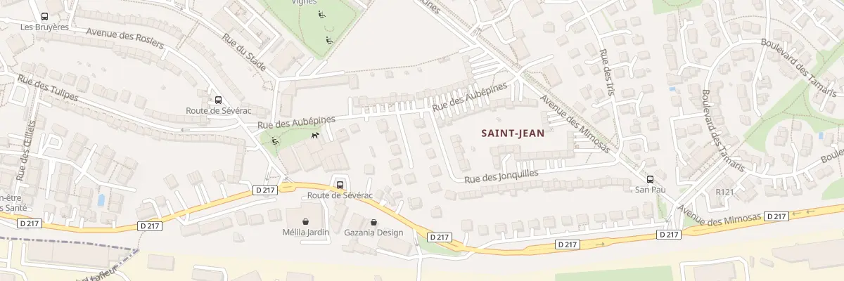 Plan du 2 Rue des Jonquilles à Onet-le-Château