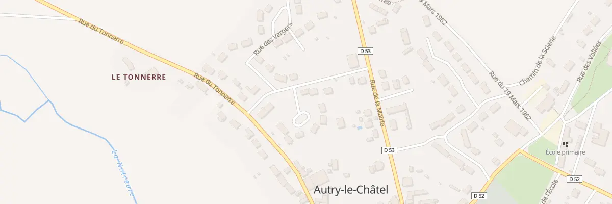 Plan du 4 Rue des Vergers à Autry-le-Châtel