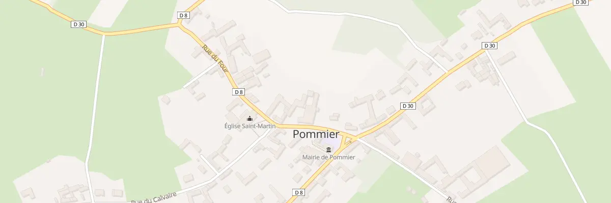 Plan du 4 Pl de la Mairie à Pommier