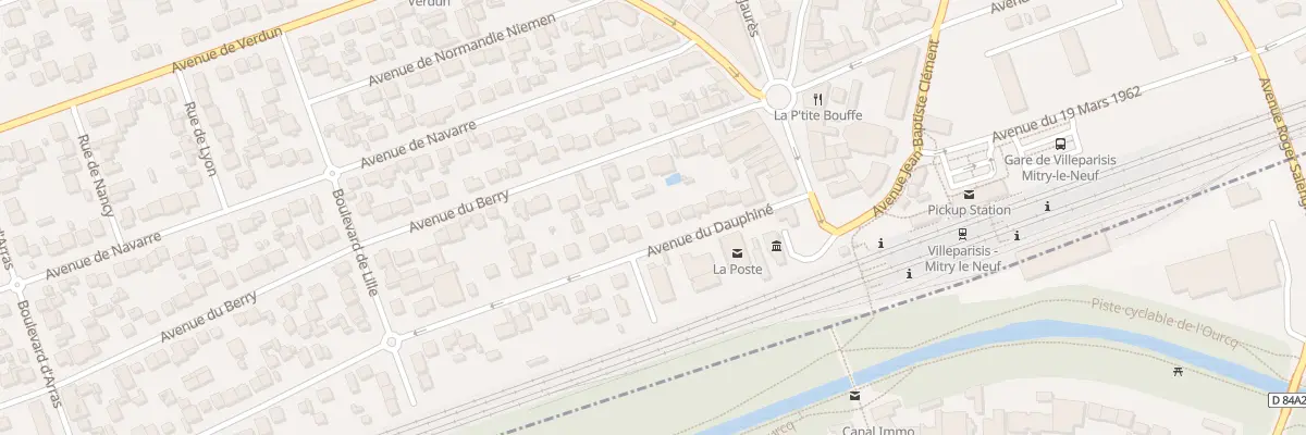 Plan du 14 Av du Dauphiné à Mitry-Mory