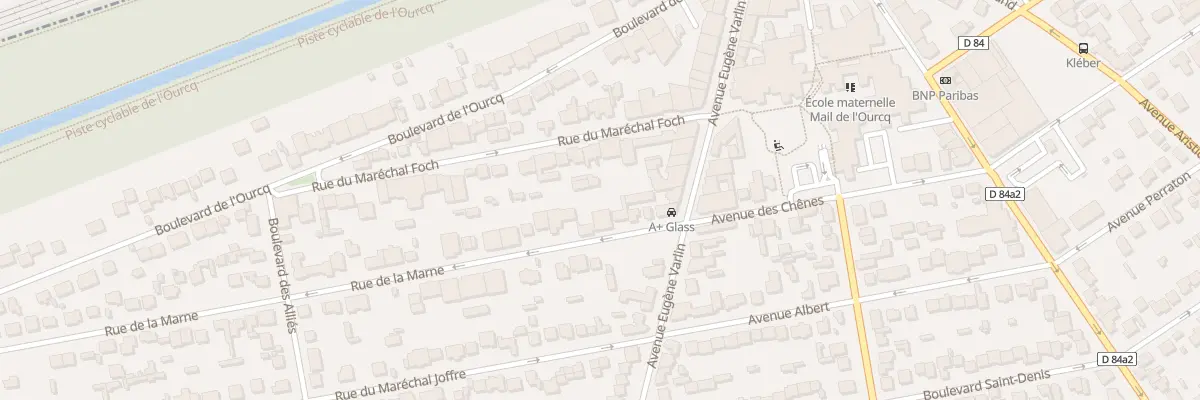 Plan du 6 Rue de la Marne à Villeparisis