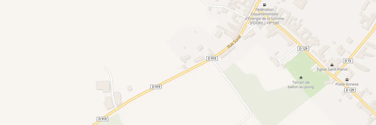 Plan du 18 Rue Sorel à Mailly-Maillet
