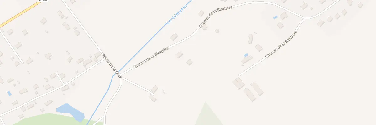 Plan du 57 Che de la Blottière à Thimory