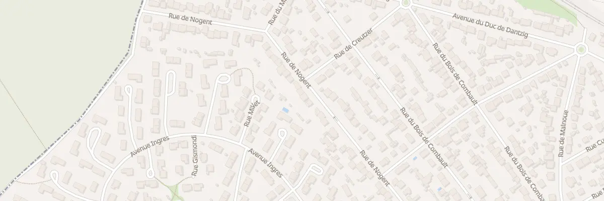 Plan du 85 Rue de Nogent à Pontault-Combault