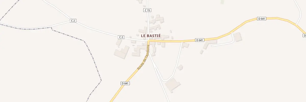 Plan du 5153 Le Bastie à Trémouilles