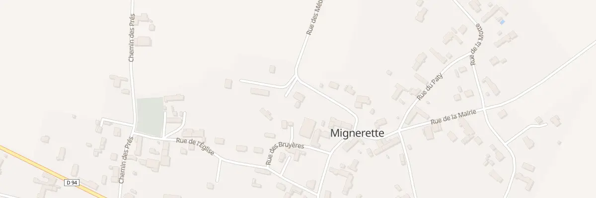 Plan du 1B Rue des Methiviers à Mignerette
