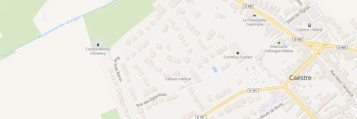Plan du 253 Rue du Four à Briques à Caëstre