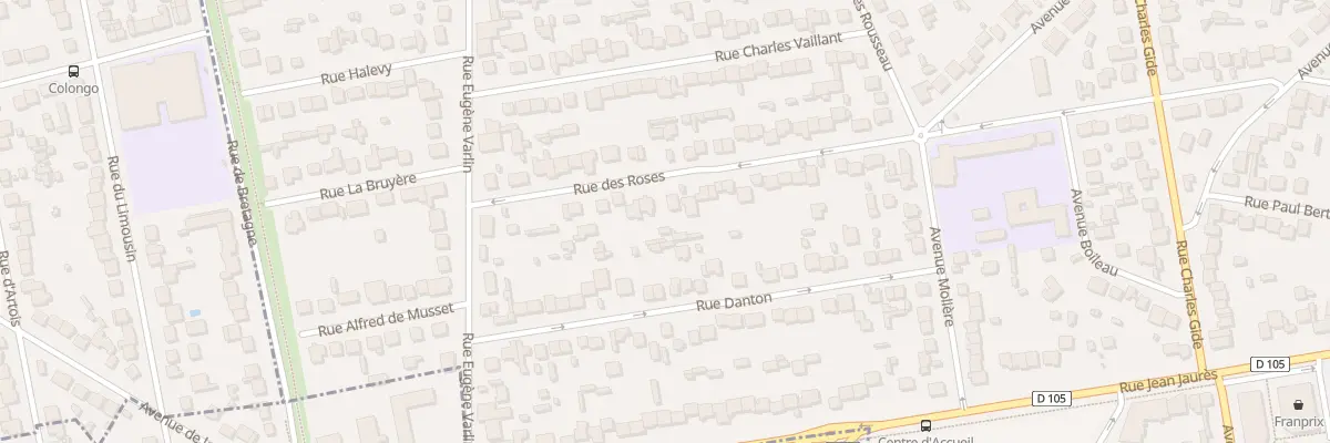 Plan du 33 Rue des Roses à Villeparisis
