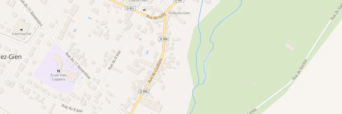 Plan du 15B Rue de Coullons à Poilly-lez-Gien