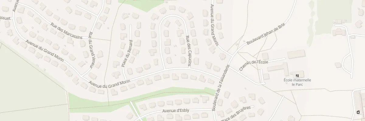 Plan du 1 Rue des Capucins à Lésigny