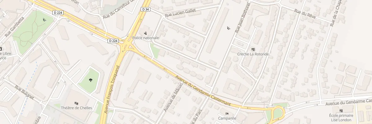 Plan du 6 Rue Wladislaw Pusz à Chelles