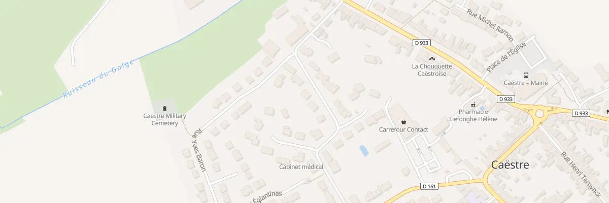 Plan du 393 Rue du Four à Briques à Caëstre