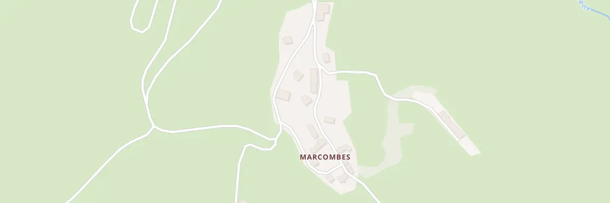 Plan du 5060 Marcombes à Valette