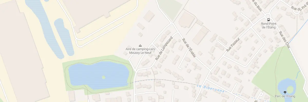 Plan du 10 Rue de Lampezard à Moussy-le-Neuf