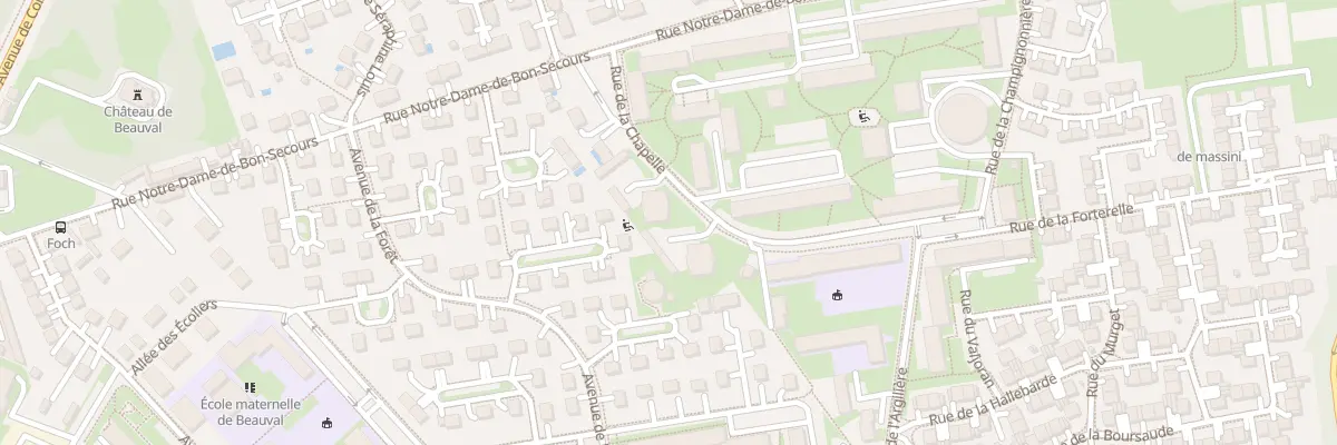 Plan du 7 Rue de la Chapelle à Senlis
