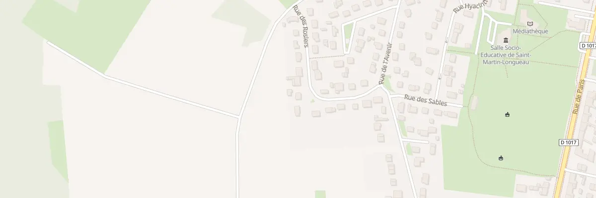 Plan du 16 Rue des Rosiers à Saint-Martin-Longueau