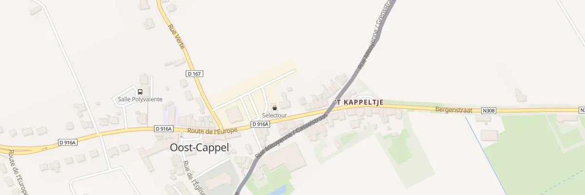 Plan du 12 Rte de l’Europe à Oost-Cappel