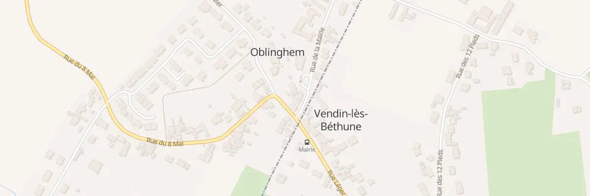 Plan du 4 Rue de la Mairie à Oblinghem