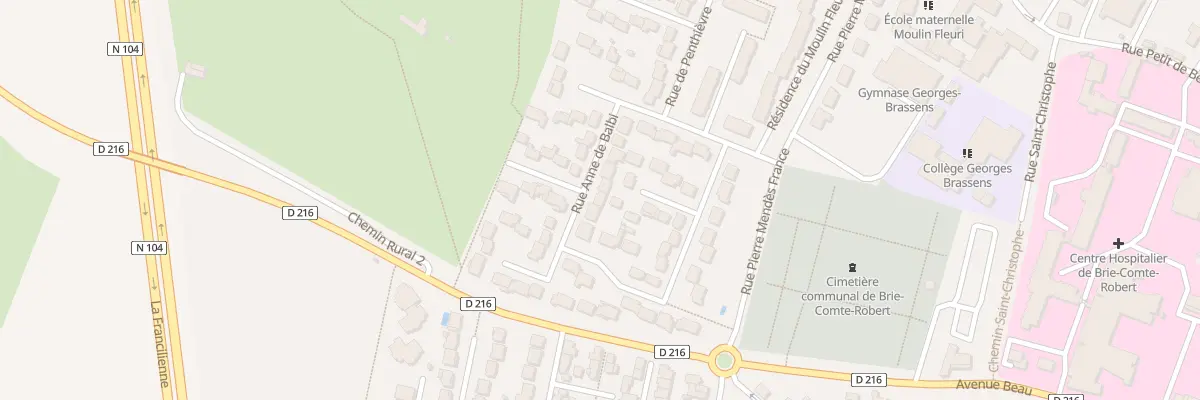 Plan du 11 Rue Anne de Balbi à Brie-Comte-Robert