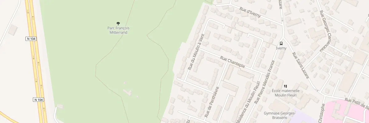 Plan du 15 Rue de Penthièvre à Brie-Comte-Robert