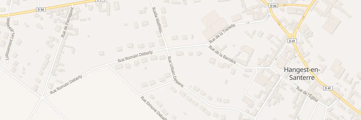 Plan du 5 Rue Romain Deberly à Hangest-en-Santerre