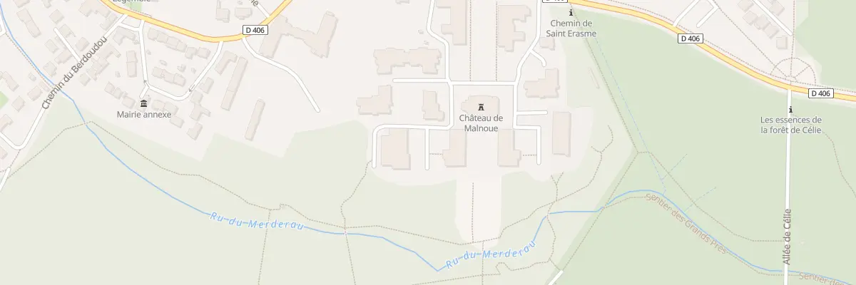 Plan du 4 All de la Grande Prairie à Émerainville