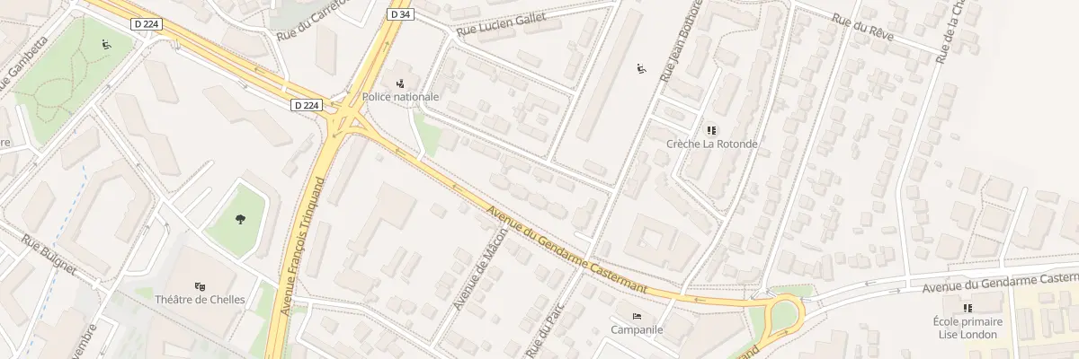 Plan du 8 Rue Wladislaw Pusz à Chelles