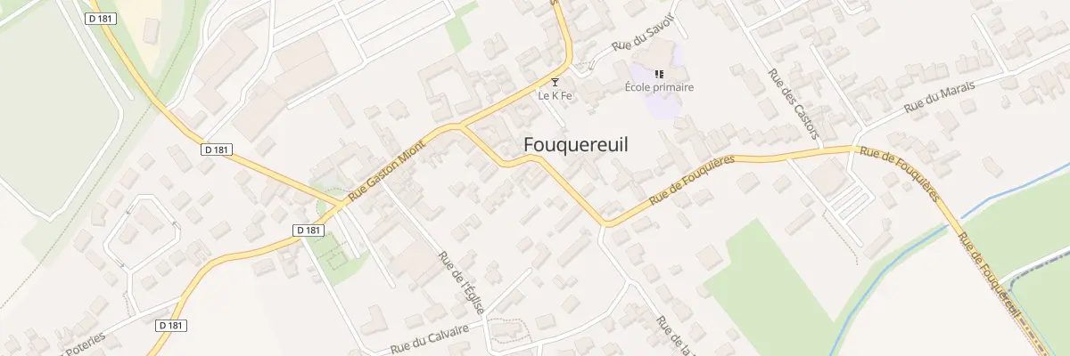 Plan du 10 Rue de Fouquières à Fouquereuil