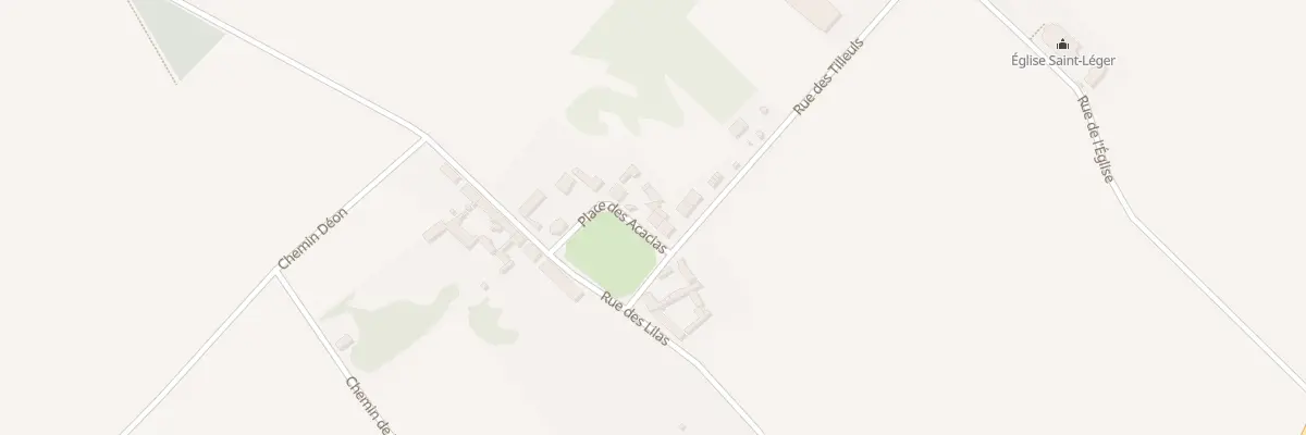 Plan du 7 Pl des Acacias au Frestoy-Vaux