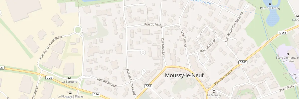 Plan du 3 Rue des Roseaux à Moussy-le-Neuf